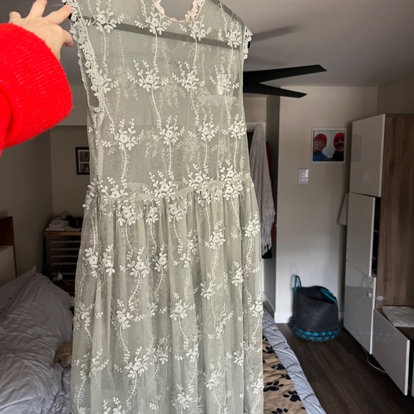 From Palmer mint lace sheath dress - Picture 2 of 2